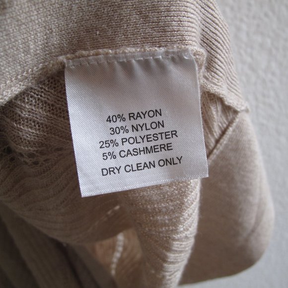 SPLENDID Cashmere Blend Beige Poncho - Picture 6 of 12